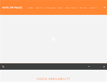 Tablet Screenshot of hotelompalacemandvi.com